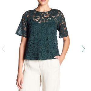 NWT Nanette Lepore Lace Top